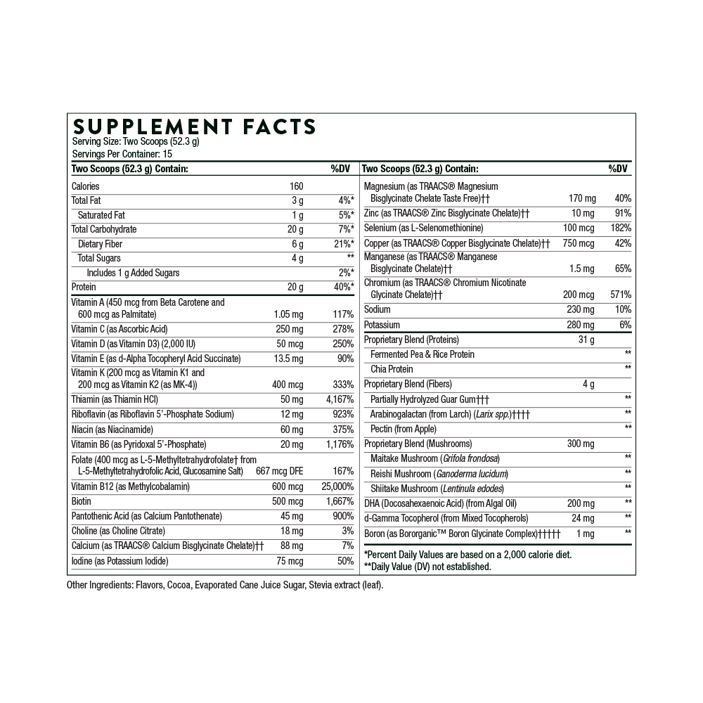 Thorne Research VeganPro Complex® - Chocolate