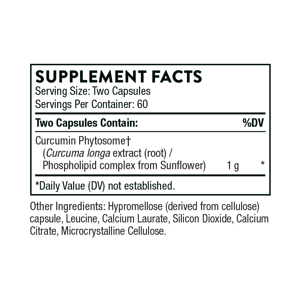 Thorne Research Curcumin Phytosome 1000MG