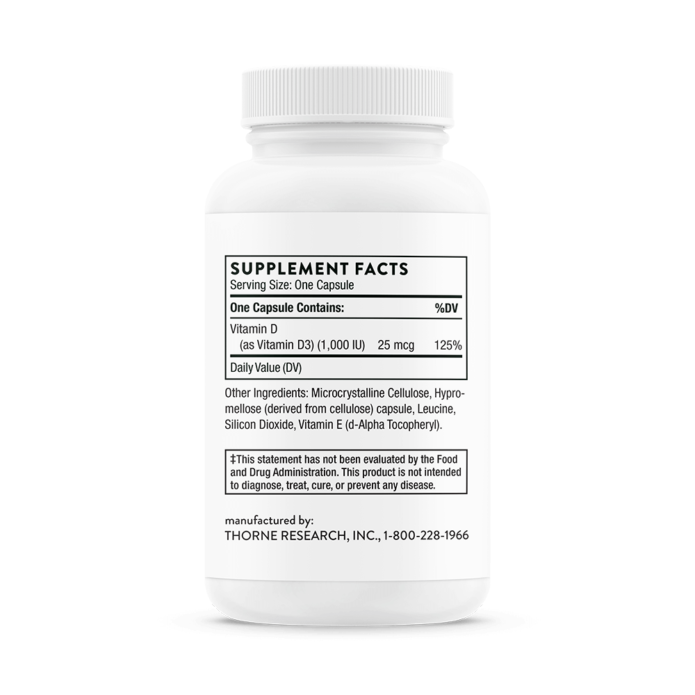 Thorne Research Vitamin-D 1000